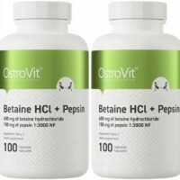 2x OstroVit Betaine HCl + Pepsin 100 caps
