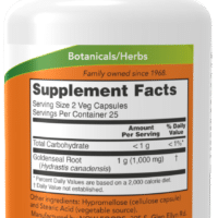 NOW Foods Goldenseal Root, 500mg - 50 vcaps - Image 2