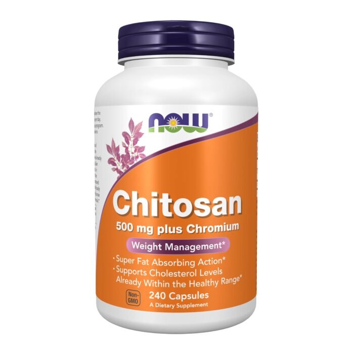NOW Foods, Chitosan Plus Chromium, 500 mg, 120 Veg Capsules
