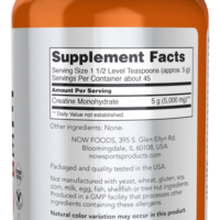 NOW Foods Creatine Monohydrate, Pure Powder - 227 grams - Image 3