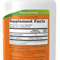 NOW Foods Hawthorn Berry, 540mg - 100 vcaps - Image 2