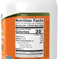 NOW Foods Whole Psyllium Husks, Powder - 340 grams - Image 2
