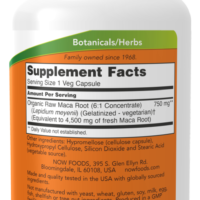 Raw Maca 750 mg 90 Veg Capsules - Image 3