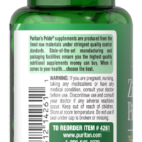 Puritan's Pride Zinc Picolinate 25mg 100 caplets - Image 3