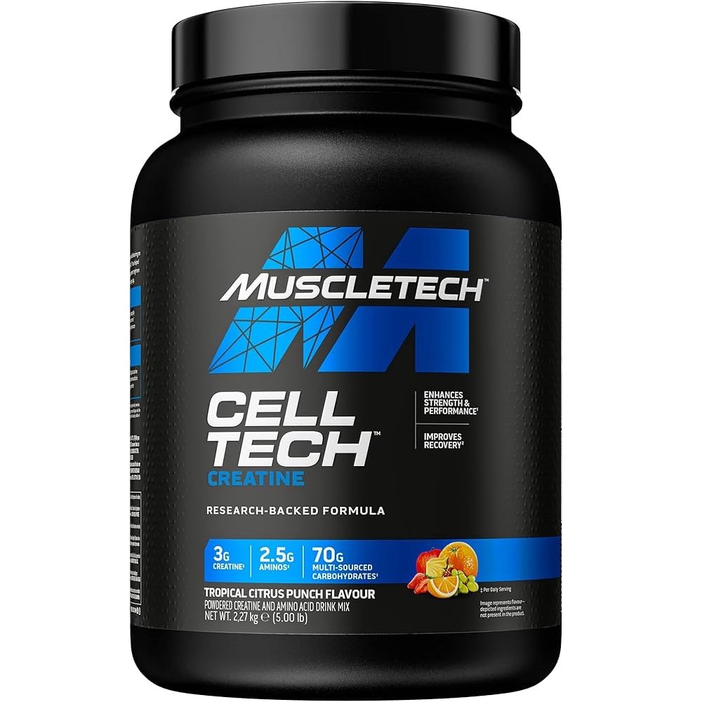 MuscleTech Cell-Tech™ Creatine, Tropical Citrus Punch, Powder, 2,27 kg