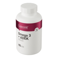 OstroVit Omega 3 + ADEK 90 - riebaluose tirpstantys vitaminai - Image 2