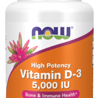 Now Foods Vitamin D-3 5000 IU 120 Softgels