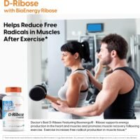 Doctor's Best D-Ribose, 850mg - 120 vcaps - Image 4