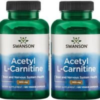 2x Swanson Acetyl L-Carnitine 500 mg 100 caps