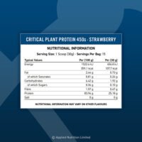 Applied Nutrition Critical Plant Protein - 450 grams - Image 3