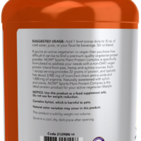 NOW Foods VEGAN Plant Protein Complex- 907 grams - Image 3