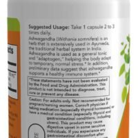 NOW Foods Ashwagandha 450mg 90 caps - Image 3