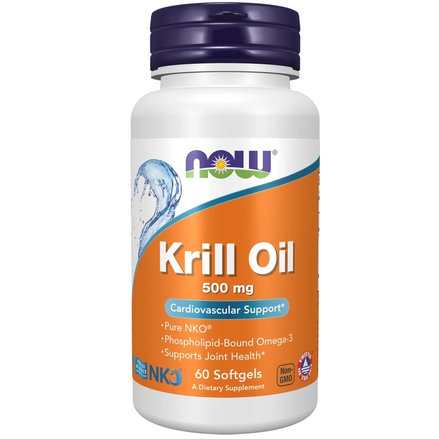 NOW foods Krill Oil 500mg 60 softgels