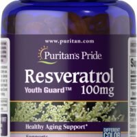 Puritan's Pride Resveratrol 100 mg 60 rapid release softgels