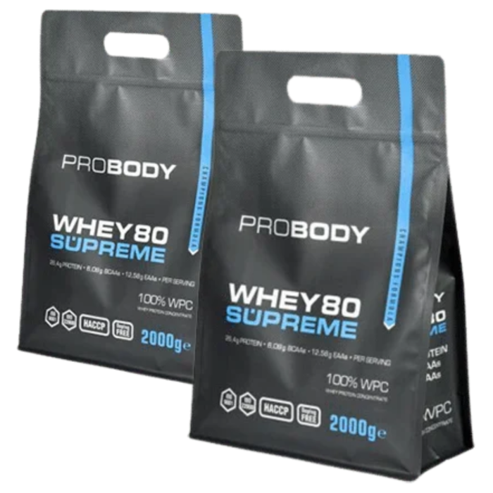 2x Probody Whey 80 Supreme 2 kg