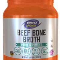 NOW Foods Bone Broth, Beef Powder - 544 grams