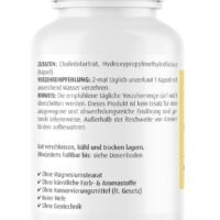 Zein Pharma Choline, 600mg - 60 caps - Image 3