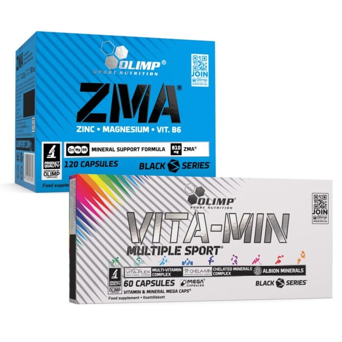 Rinkinys: Olimp Vita-Min Multiple Sport Mega Caps® + Olimp ZMA