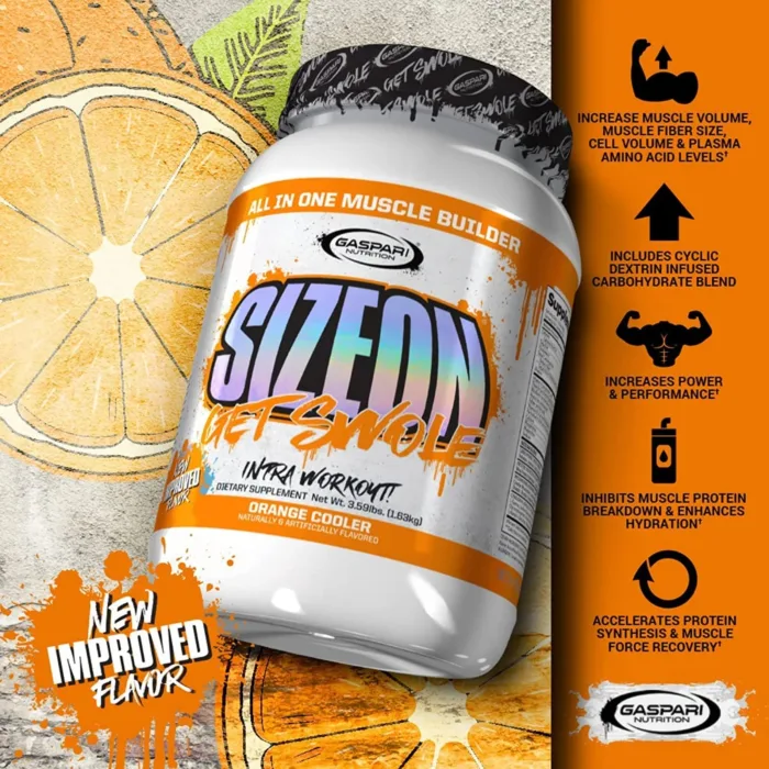 Gaspari Nutrition SizeOn® Get Swole Intra Workout - 1632g - Image 6