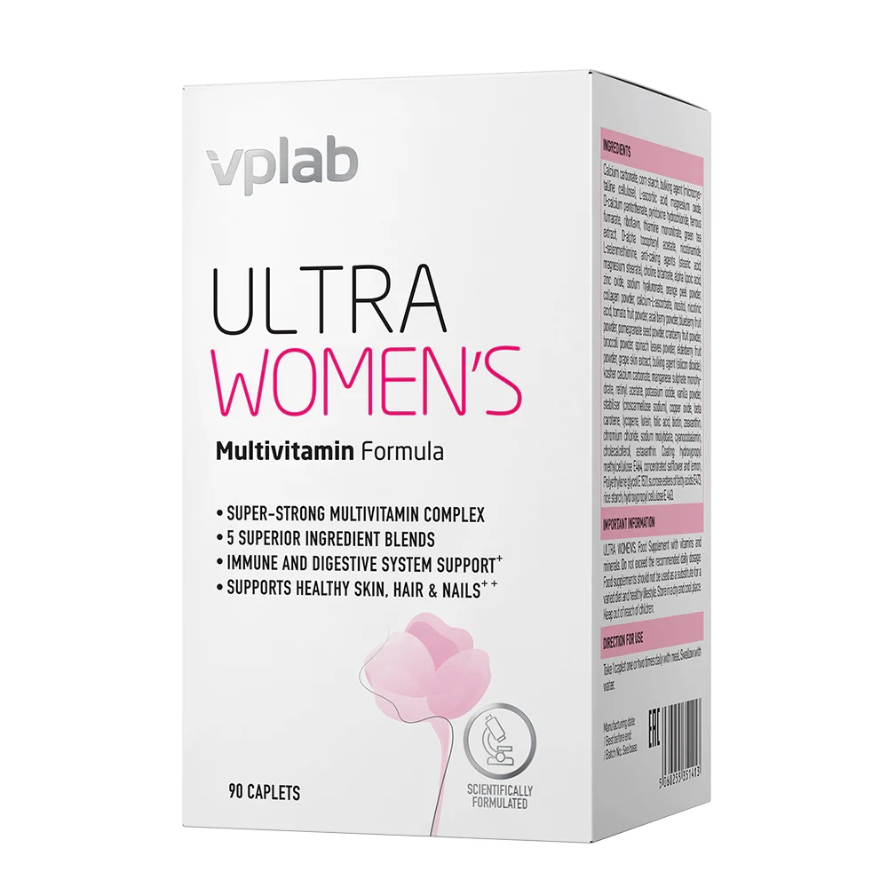 Vplab Ultra Women's Multivitamin Formula 90 caplets - Image 2
