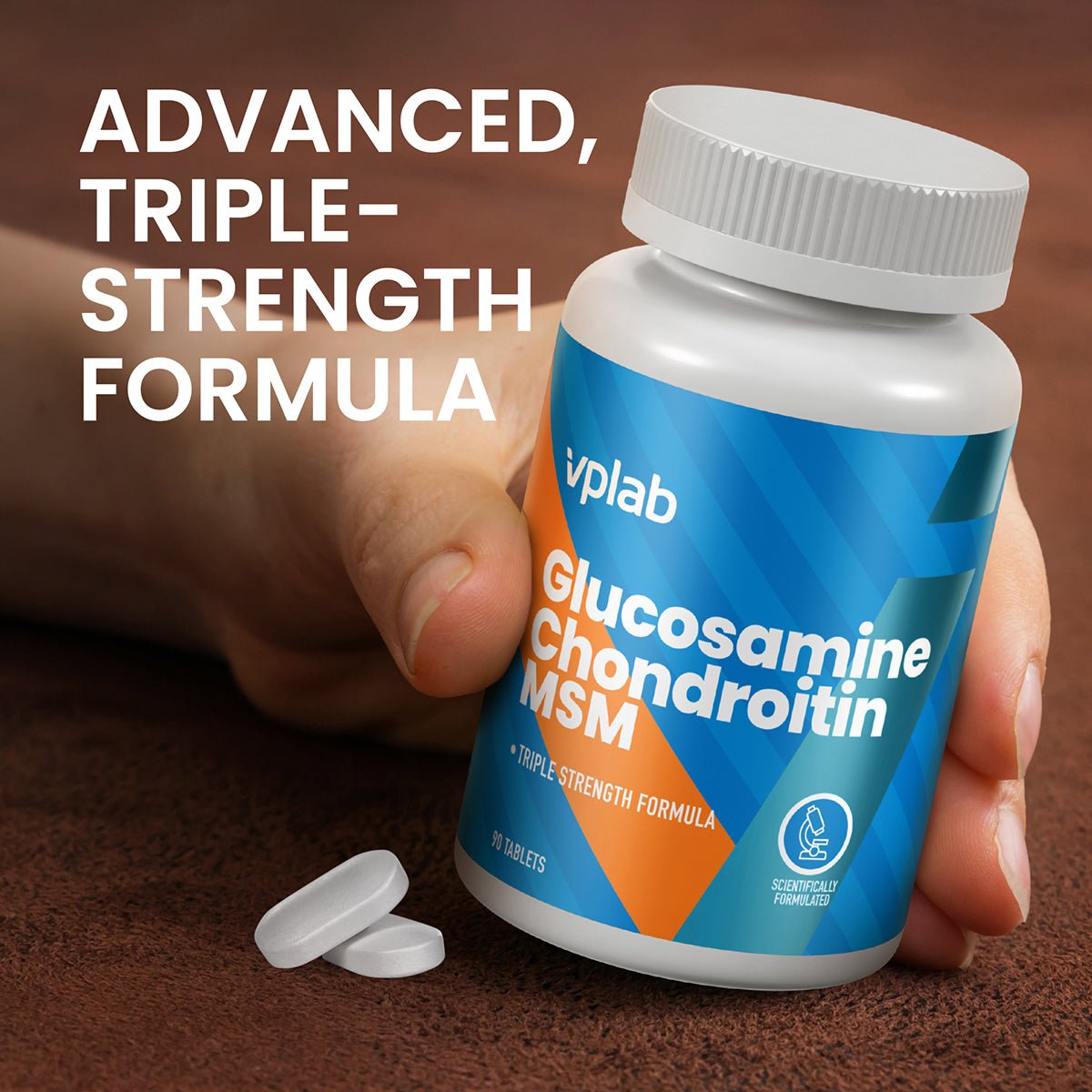 Vplab Glucosamine Chondroitin MSM 90 tablets - Image 3