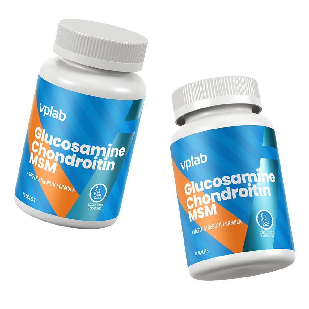 Vplab Glucosamine Chondroitin MSM 90 tablets - Image 2