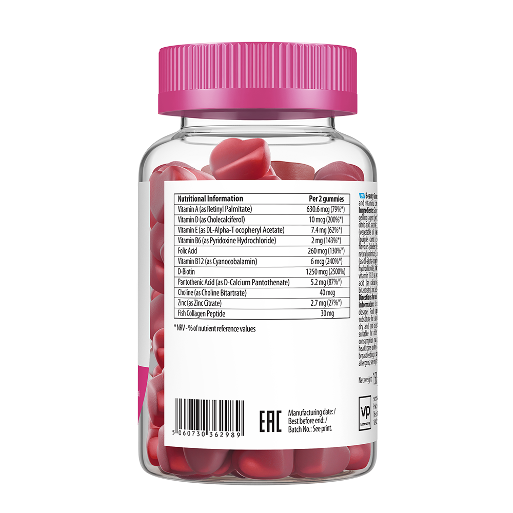 UltraVit Gummies Beauty 60 gummies - Image 5