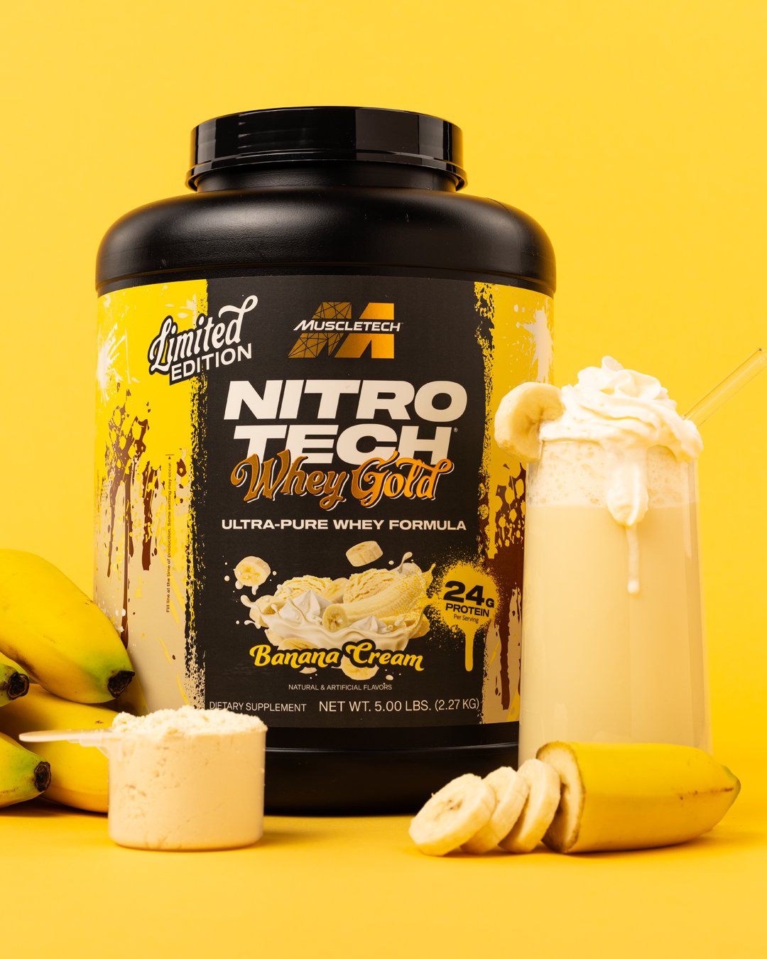 MuscleTech Nitro-Tech® Whey Gold – 2,27 kg Limited Edition - Image 3