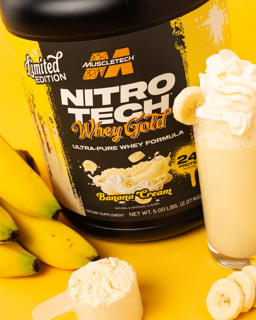 MuscleTech Nitro-Tech® Whey Gold – 2,27 kg Limited Edition - Image 4