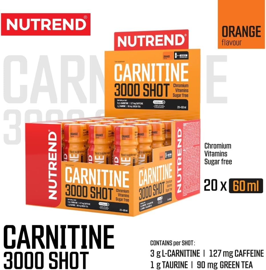 Nutrend Carnitine 3000 Shot - 20 x 60 ml. - Image 5