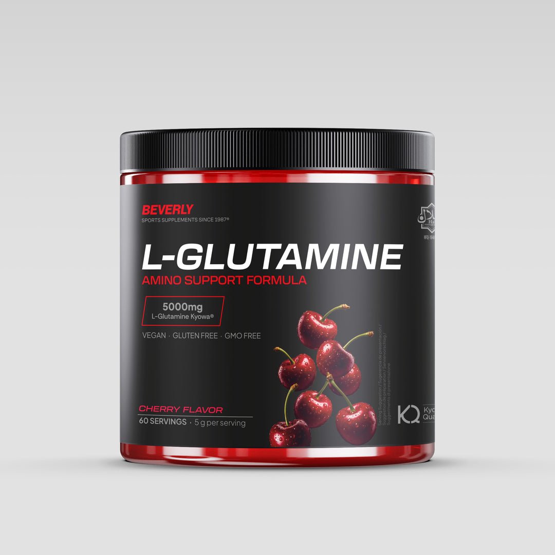 Beverly Nutrition L-Glutamine Kyowa® – 300 g – Cherry Flavor - Image 2