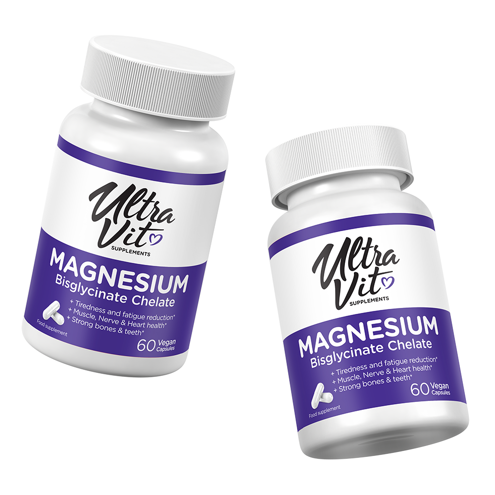 UltraVit Magnesium Bisglycinate Chelate 60 capsules - Image 4