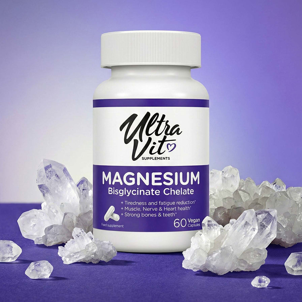 UltraVit Magnesium Bisglycinate Chelate 60 capsules - Image 2